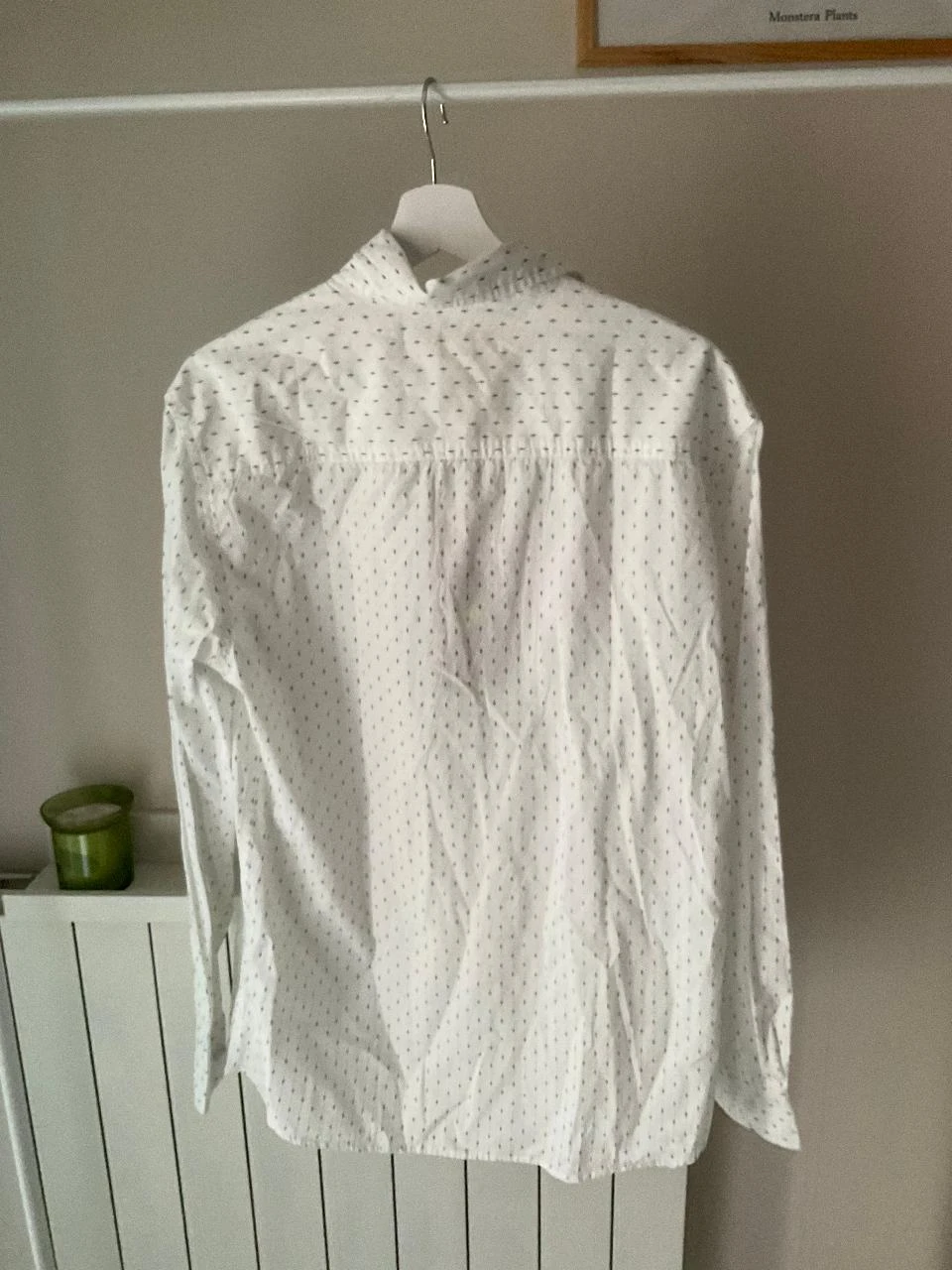 Camisa Lee Cooper blanca con motivos azules Talla M – Nueva – photo 5